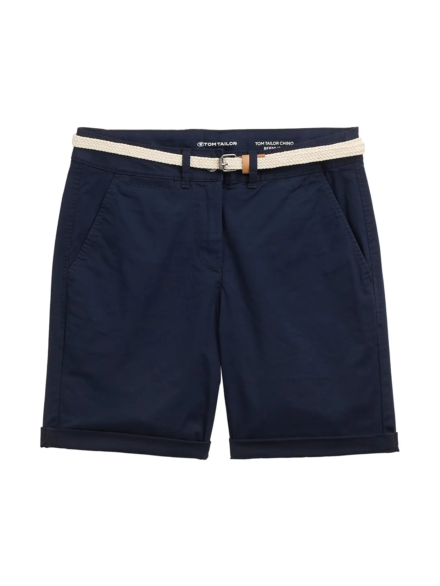 TOM TAILOR | Chinoshorts | dunkelblau